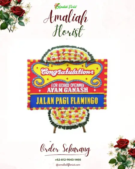 Sewa Papan Bunga Wanguk